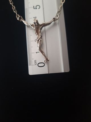  CRISTO DE DALI PLATA 925