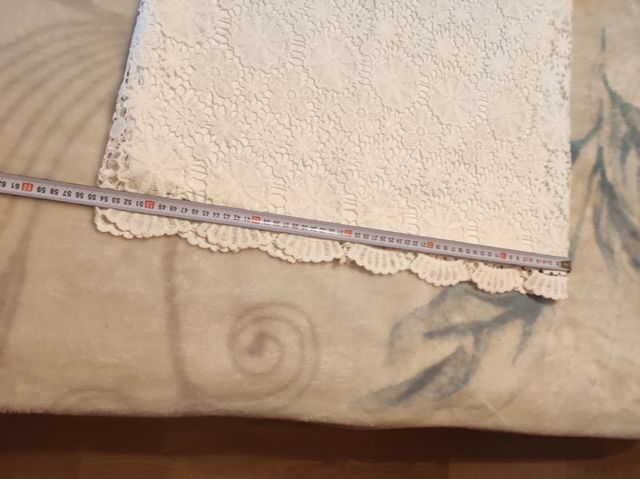 Falda de encaje blanco. Talla 48. Pilar Prieto