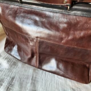 bolso maletín de piel