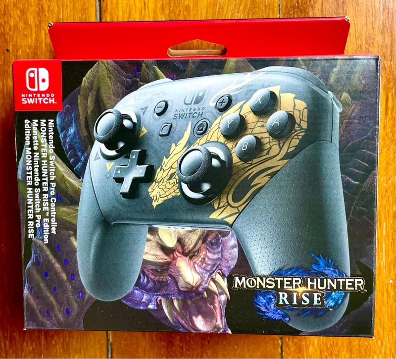 Imagen de MONSTER HUNTER RISE PRO CONTROLLER SWITCH NUEVO