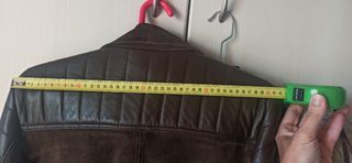 cazadora ante y cuero mujer