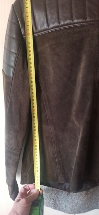 cazadora ante y cuero mujer