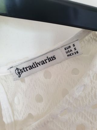 Top encaje color blanco