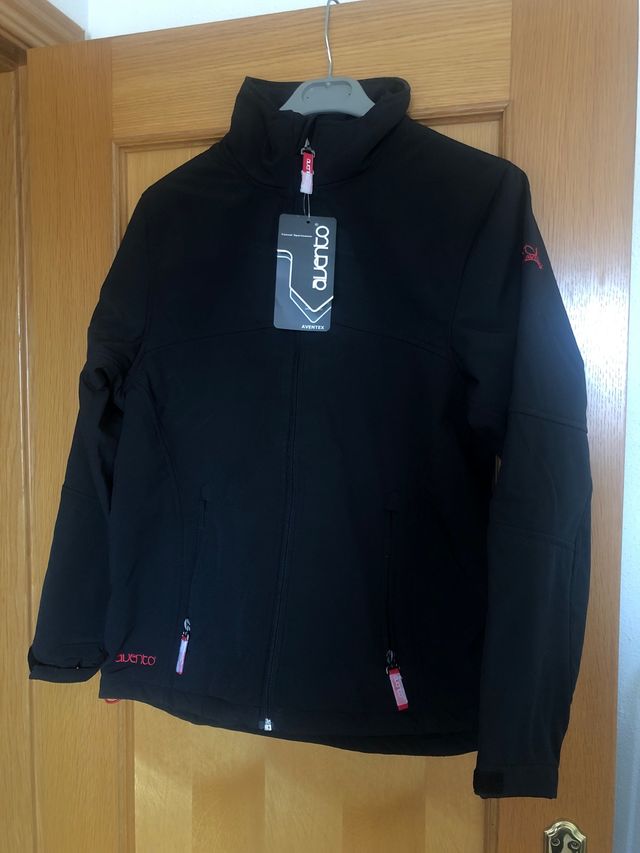 Chaqueta deportiva negra Avento unisex nueva a est