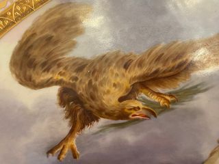 Bandeja de porcelana de Viena