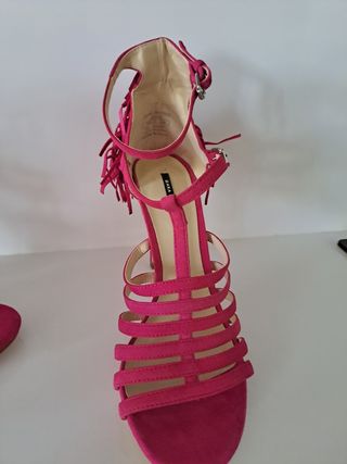 Sandalias de tacón Zara