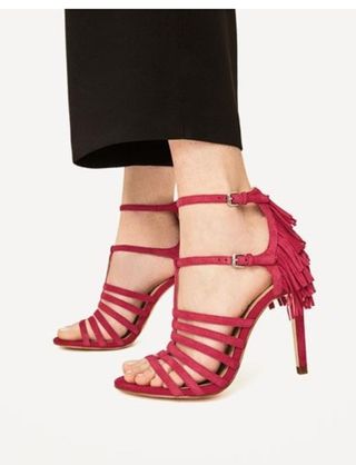 Sandalias de tacón Zara