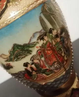 Trittico giapponese, Piatto, posacenere e vaso