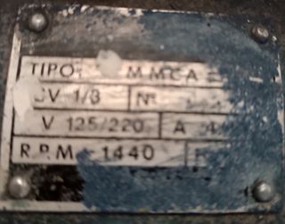 Polea compresor para pintar.