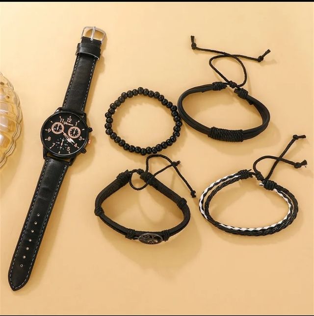 Reloj de moda conjunto de 5 piezas