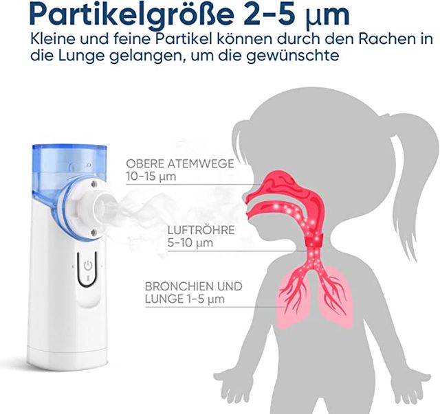 ⚡OFERTA⚡Nebulizador portátil boquilla y máscara