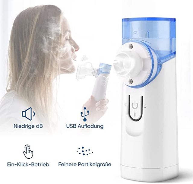 ⚡OFERTA⚡Nebulizador portátil boquilla y máscara