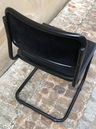 Silla cesca negra de italy breuer diseño rejilla