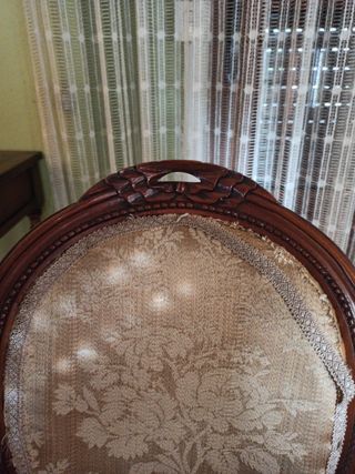 Silla antigua madera maciza