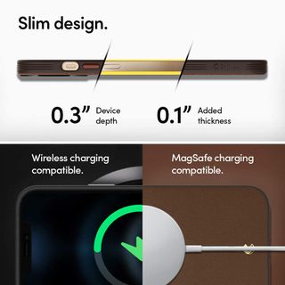 Cyrill Funda iPhone 12 Pro MAX, marrón, nueva