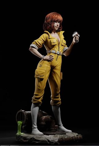 April O'Neil - Tortugas Ninja  - Resina 3D