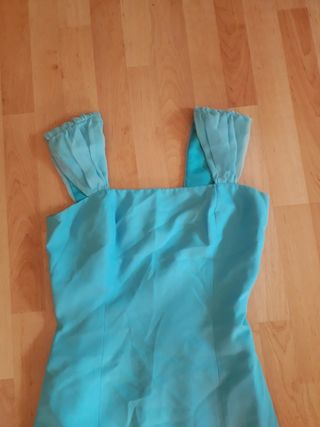Vestido elegante turquesa