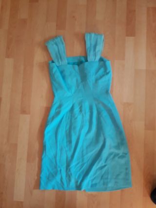 Vestido elegante turquesa