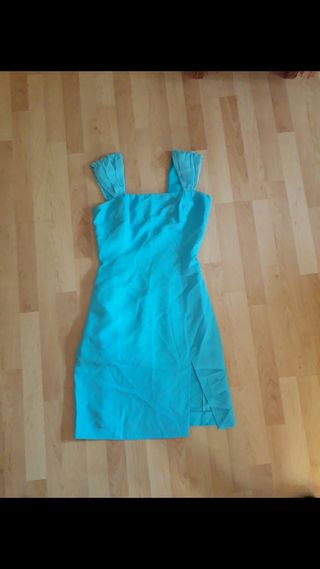 Vestido elegante turquesa