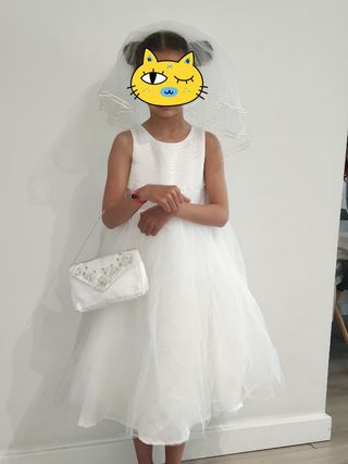 vestido fiesta,comunión,bodas, cumpleaños