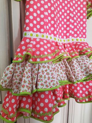 Traje de flamenca de niña