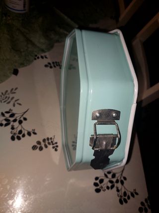 tortiera ottagonale azzurra verniciata