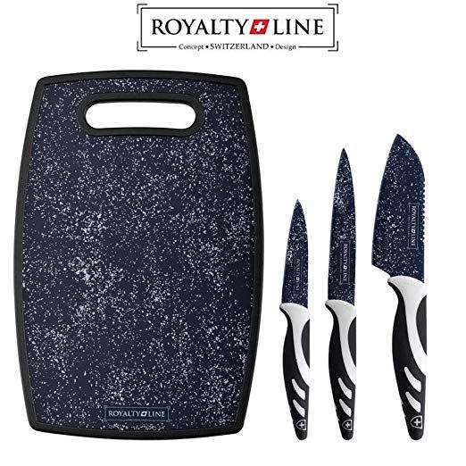 Set de 3 Cuchillos con Tabla de Cortar NUEVO