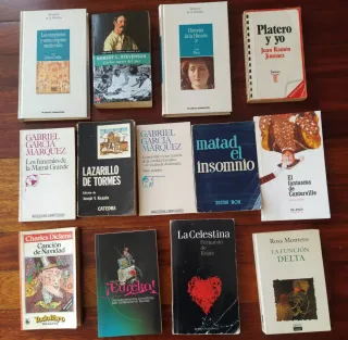 Libros El lazarillo,  etc..