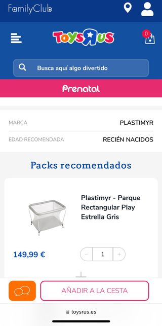 Parque infantil bebé ideal