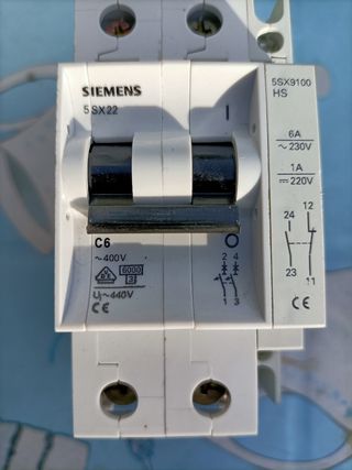  interruttori magnetotermici