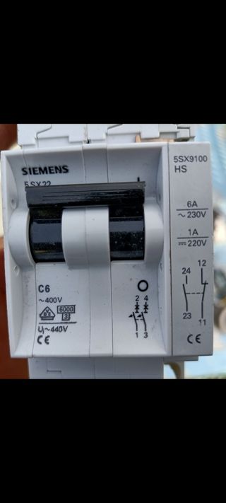  interruttori magnetotermici