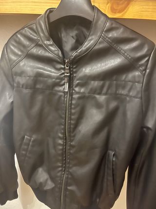 Chaqueta de piel sintética 