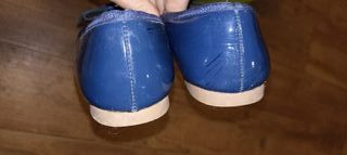 Zapatos de vestir. niña. azul oscuro. Charol. Tall