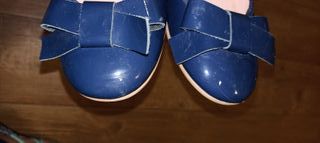 Zapatos de vestir. niña. azul oscuro. Charol. Tall