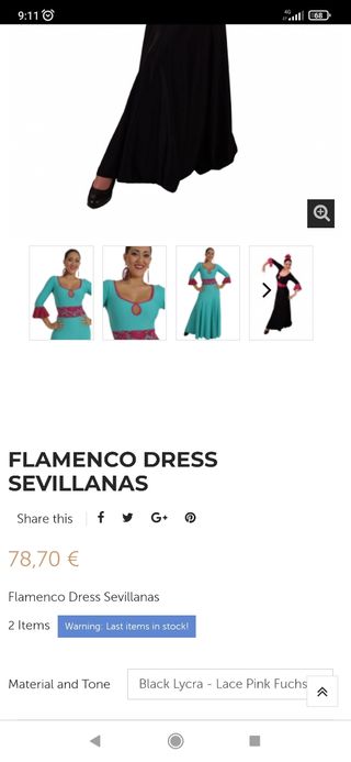 Vestido flamenco