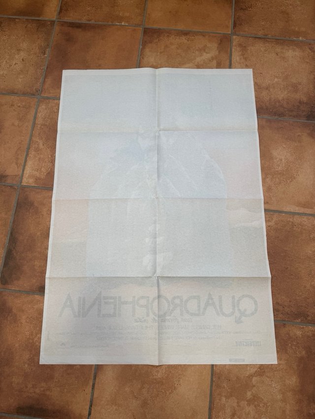 QUADROPHENIA POSTER ORIGINAL ESTRENO