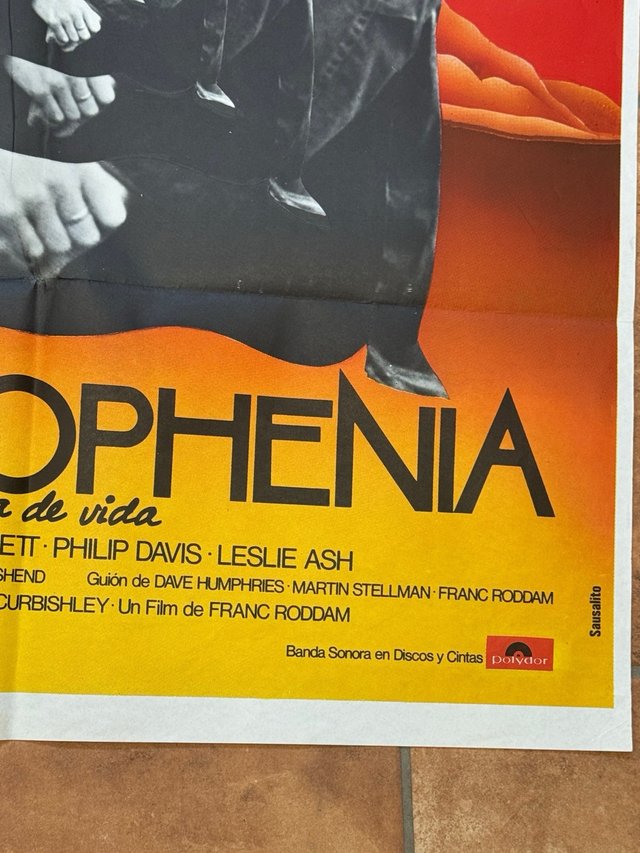 QUADROPHENIA POSTER ORIGINAL ESTRENO