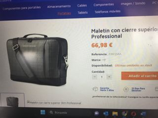 Hp maletín portátil 15,6"