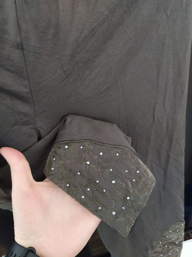 Pantaloni al ginocchio con strass