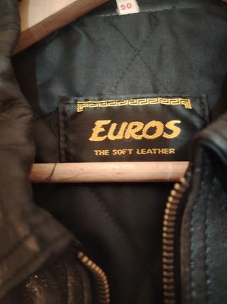 Cazadora de piel de hombre