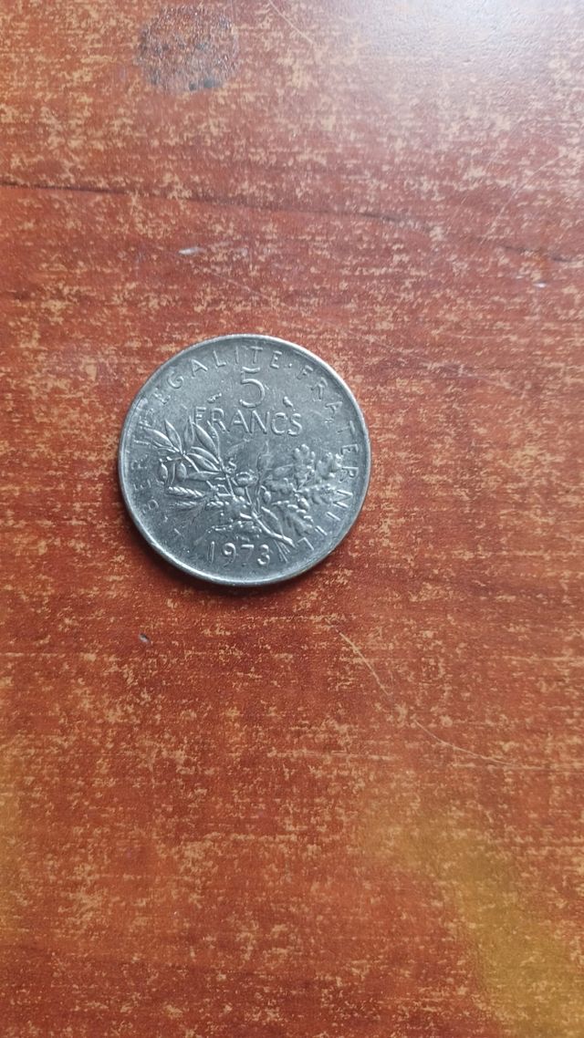 moneda francesa de 1973
