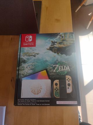 switch oled zelda ed coleccionista