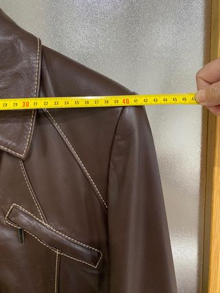 Chaqueta de piel marrón de Copiel