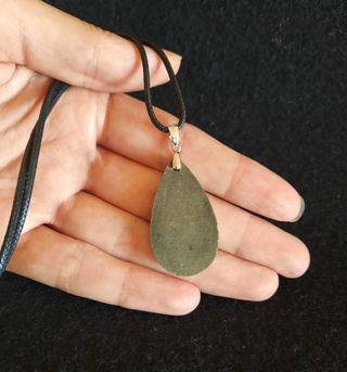 Colgante de Pirita Oro Apache y Plata de Ley.