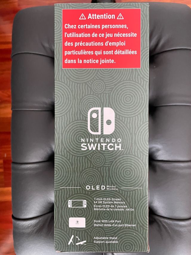 Nintendo Switch OLED Edición limitada Zelda TOTK