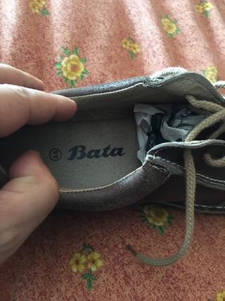 Zapatos bata piel