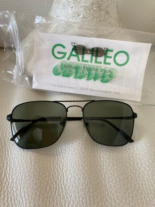 Occhiali da sole neri Vintage 80/90 Galileo