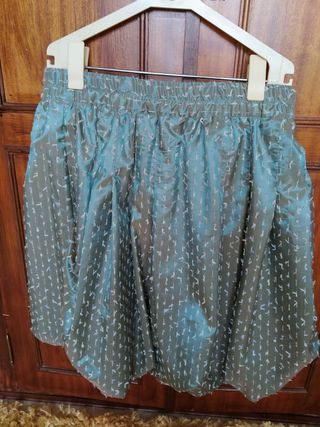 falda fiesta tornasolada