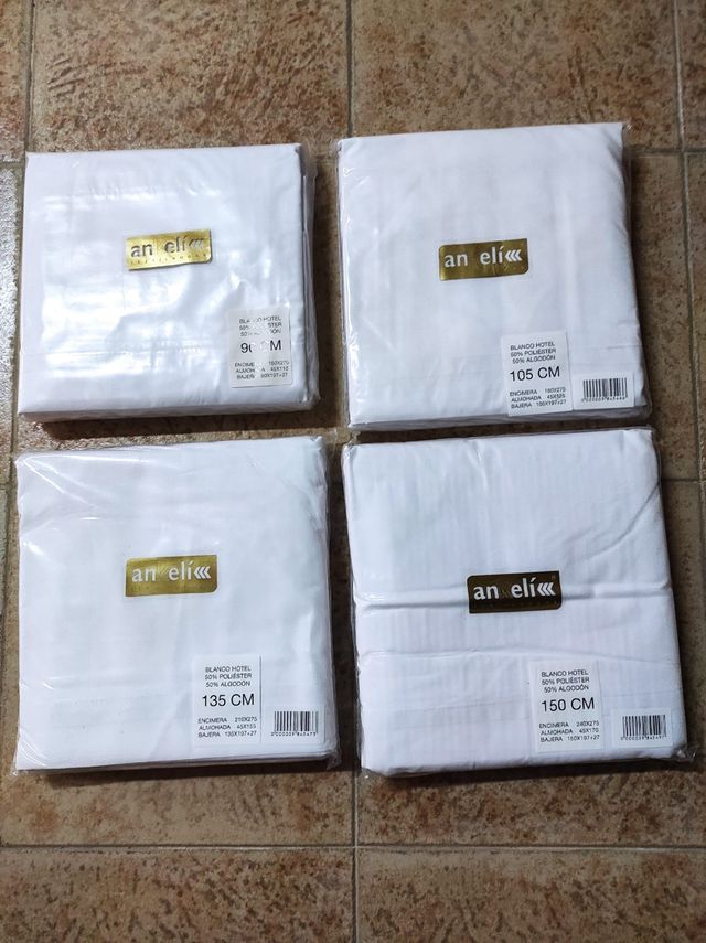 juego de sabanas blanco todas las medidas