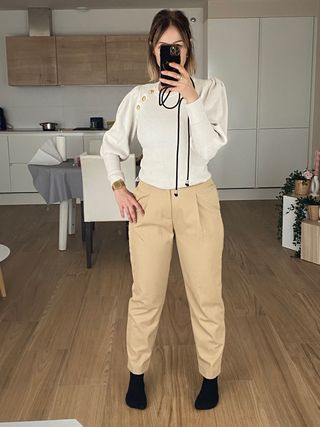 Pantalón y jersey Zara